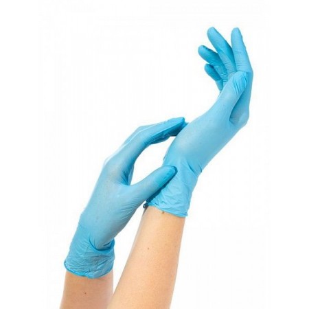 Nitrile эластичные смотровые перчатки